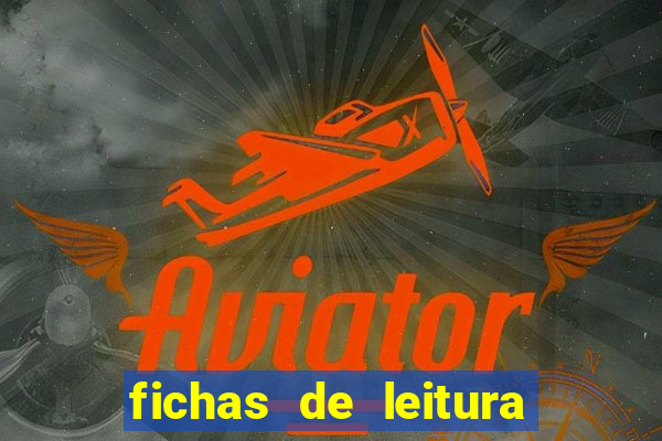 fichas de leitura para alfabetizar